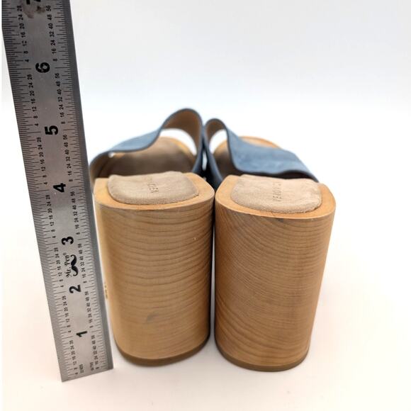 Veronica Beard Hannalee Platform Suede Clog Sandals Women's US10.5M EU41 - Picture 5 of 11